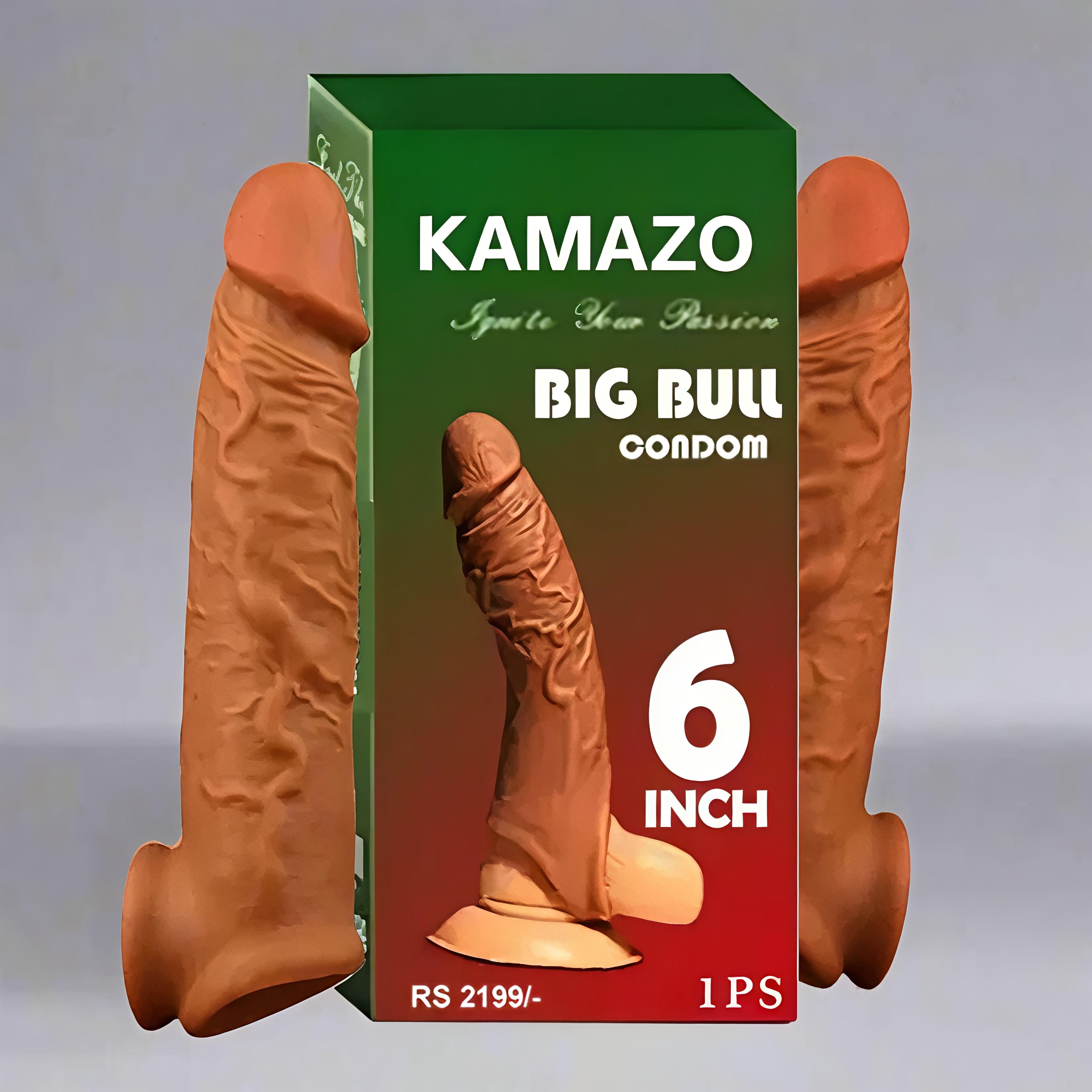 6 INCH DRAGON CONDOM PRIMIUM QULITY